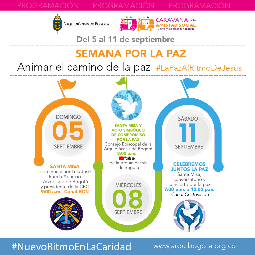 caravana de la amistad social - SEMANA POR LA PAZ 2021