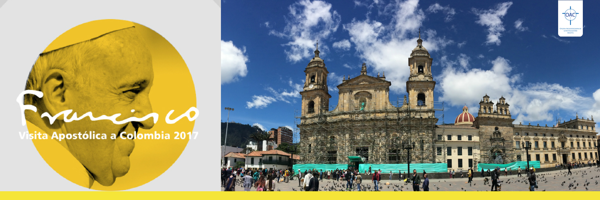 La Catedral Primada se embellece para la visita del Papa