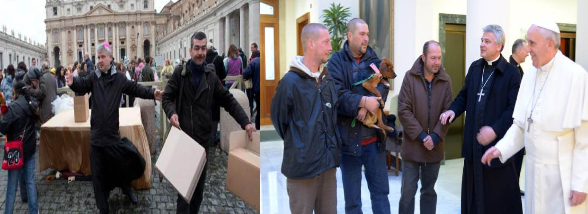 La caridad del Papa se toma Roma: los "sin techo" tienen quien vele por ellos