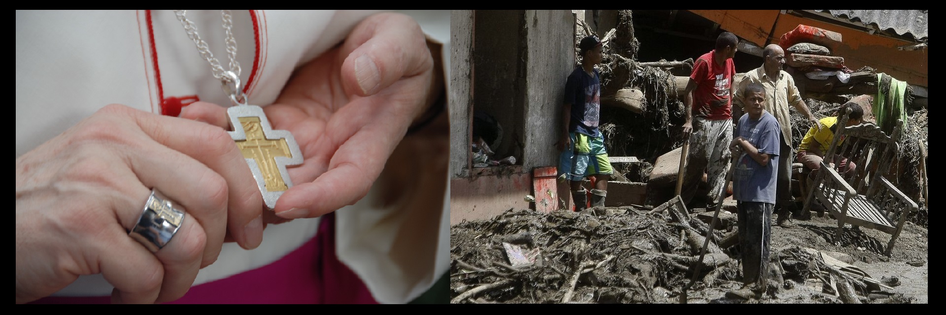 La Iglesia asiste a víctimas de avalancha en Salgar, Antioquia