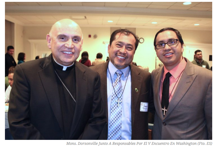 El V Encuentro de pastoral hispana en Washington, DC y en Baltimore con el Obispo Dorsonville