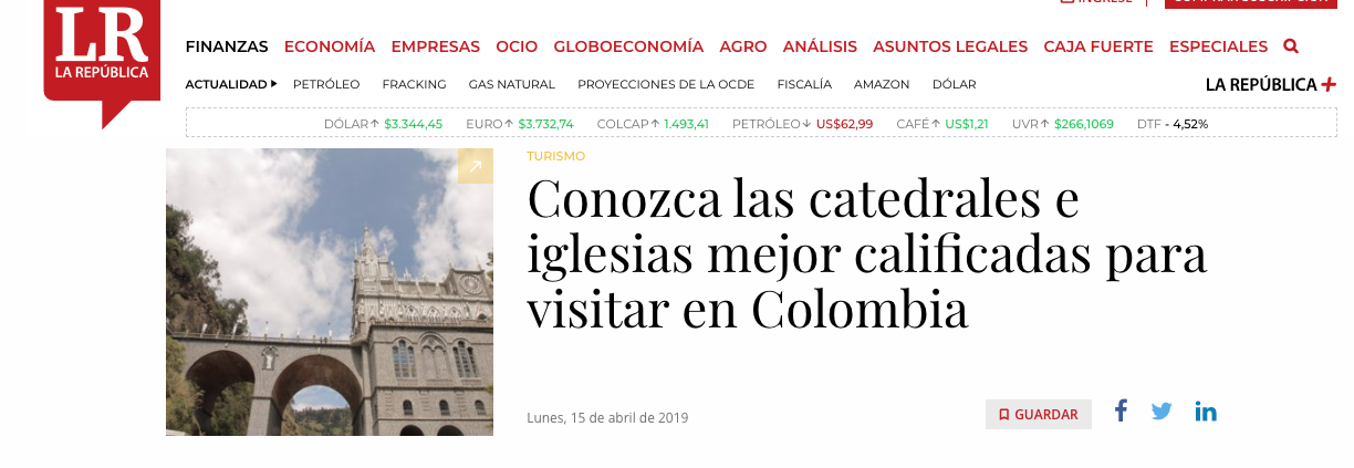 Conozca las catedrales e iglesias mejor calificadas para visitar en Colombia