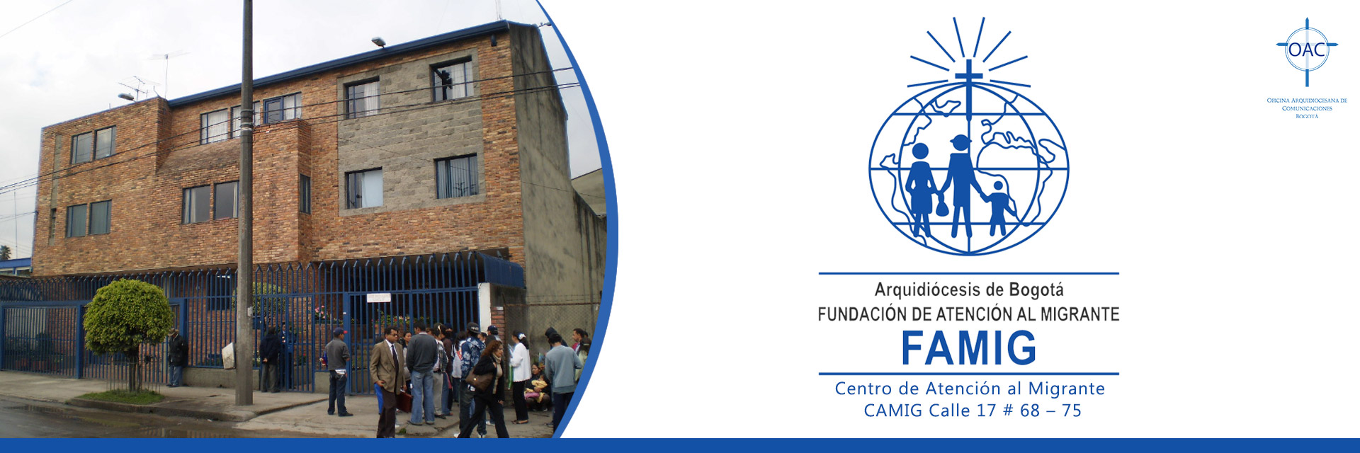 Desarrollando acciones de servicio en bien de los migrantes y especialmente a las personas en situación de desplazamiento.