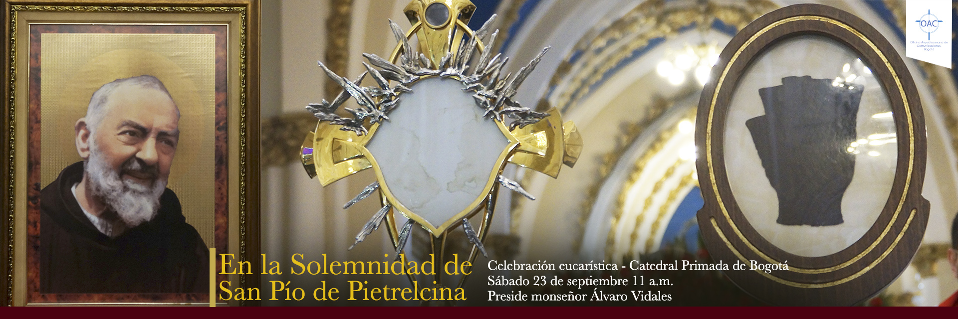 Catedral Primada recibirá las reliquias de San Pío de Pietrelcina