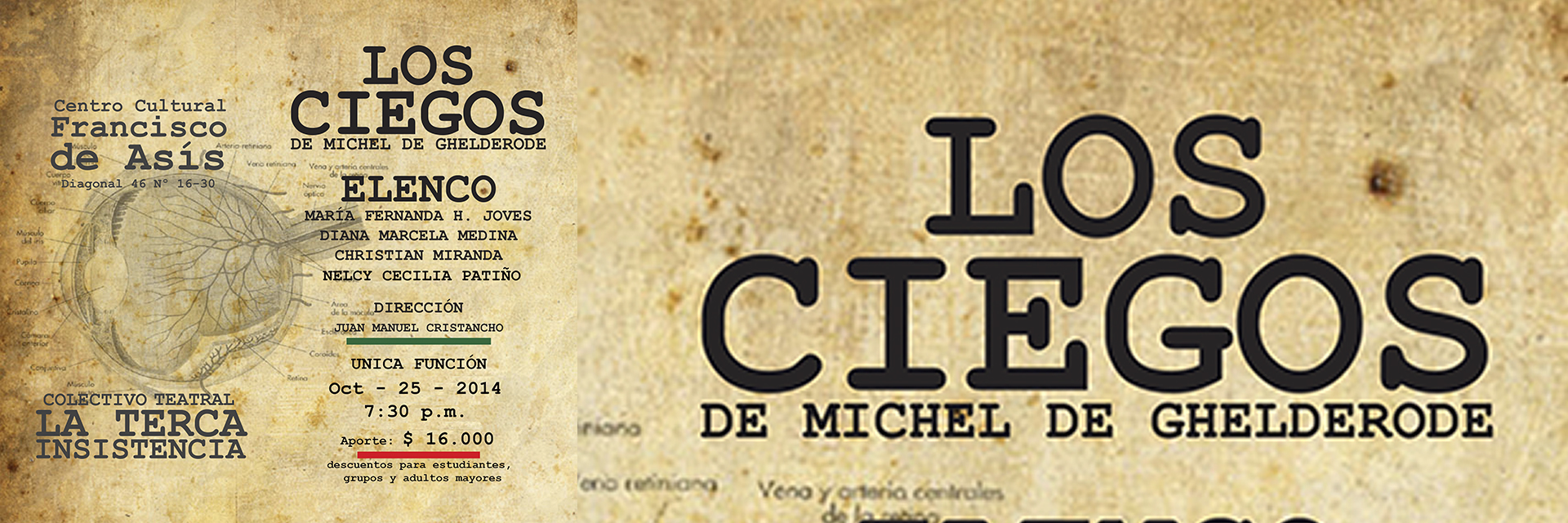 Obra de teatro los Ciegos