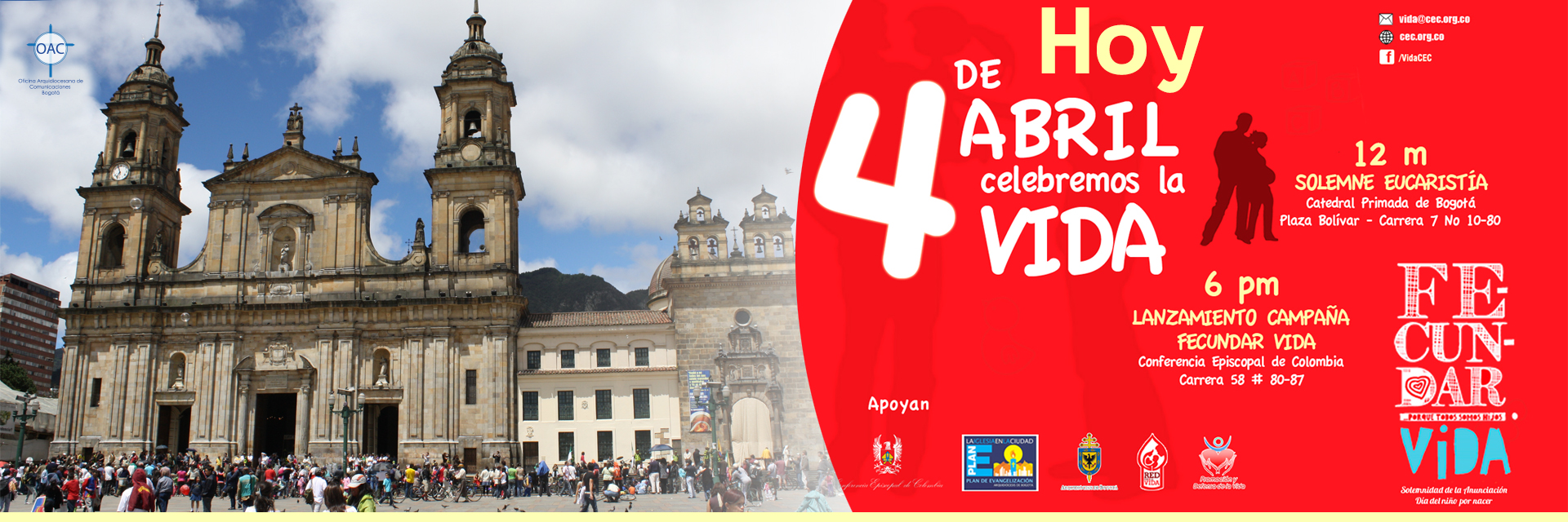 Lanzamiento Campaña “Fecundar Vida, porque todos somos hijos”