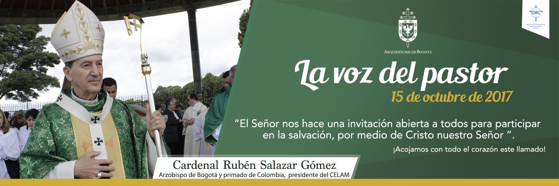 La voz del pastor 15 de octubre de 2017