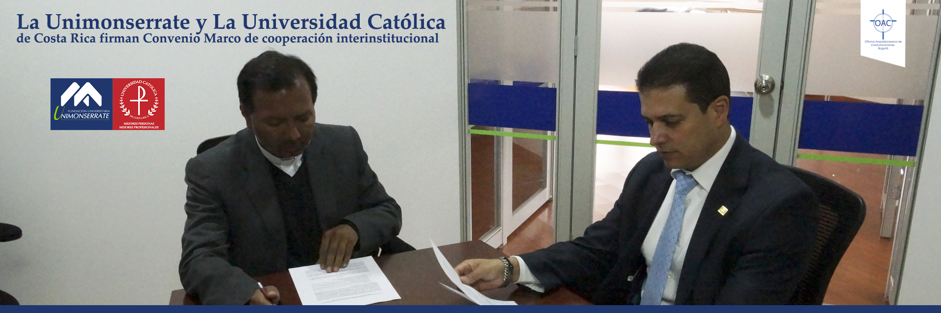 Unimonserrate y la Universidad Católica de Costa Rica firmaron convenio...