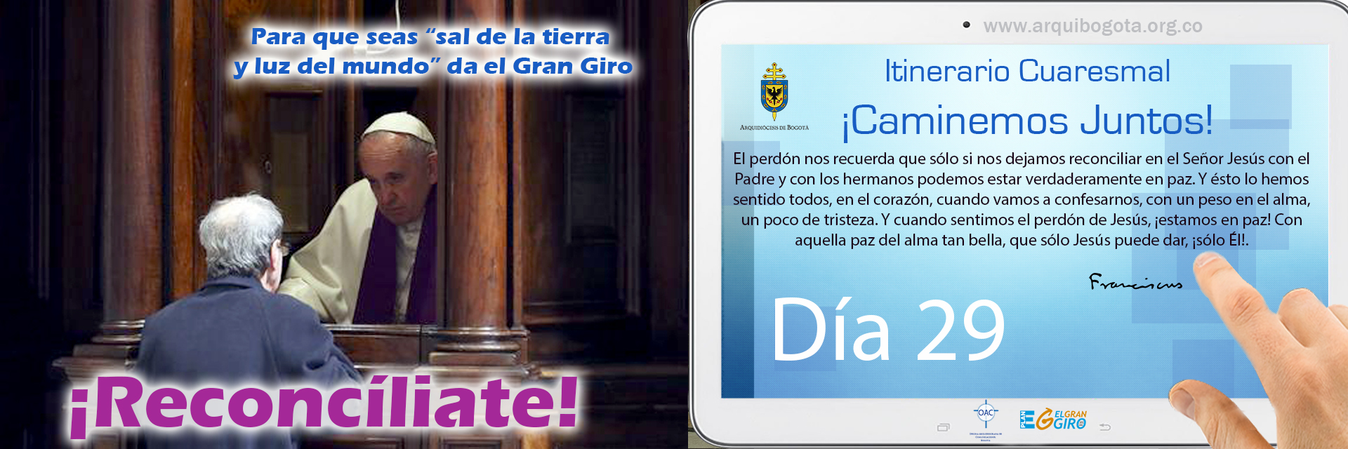 ¡Reconcíliate!Itinerario Cuaresmal - ¡Caminemos Juntos! Día 29