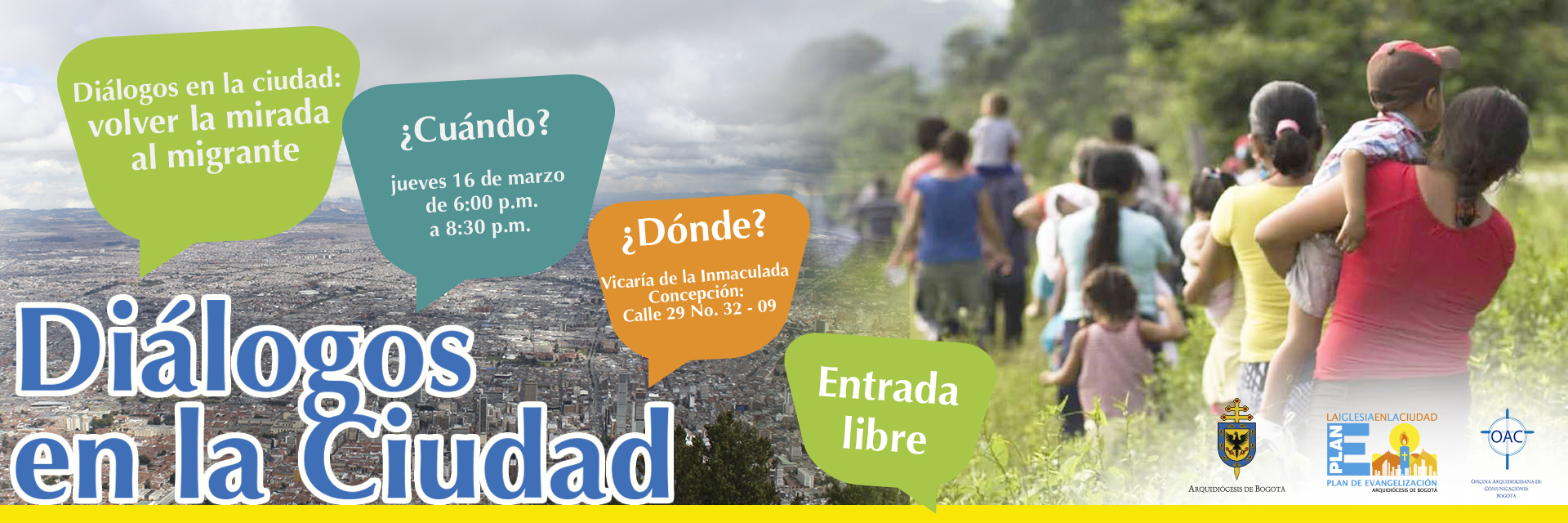 Diálogos en la ciudad: volver la mirada al migrante