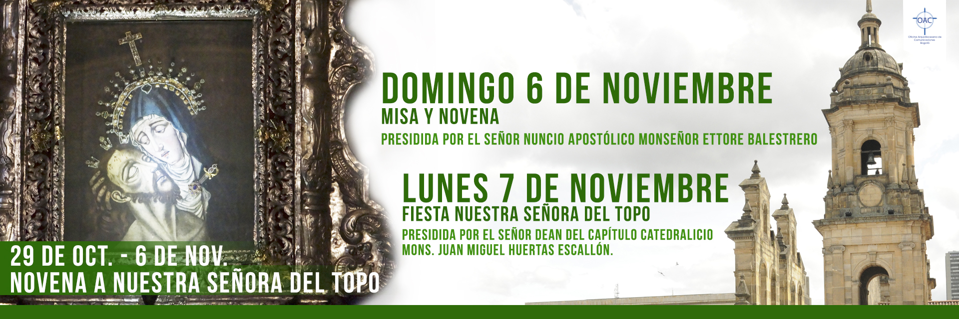 Nuestra Señora del Topo, la advocación más antigua de Colombia