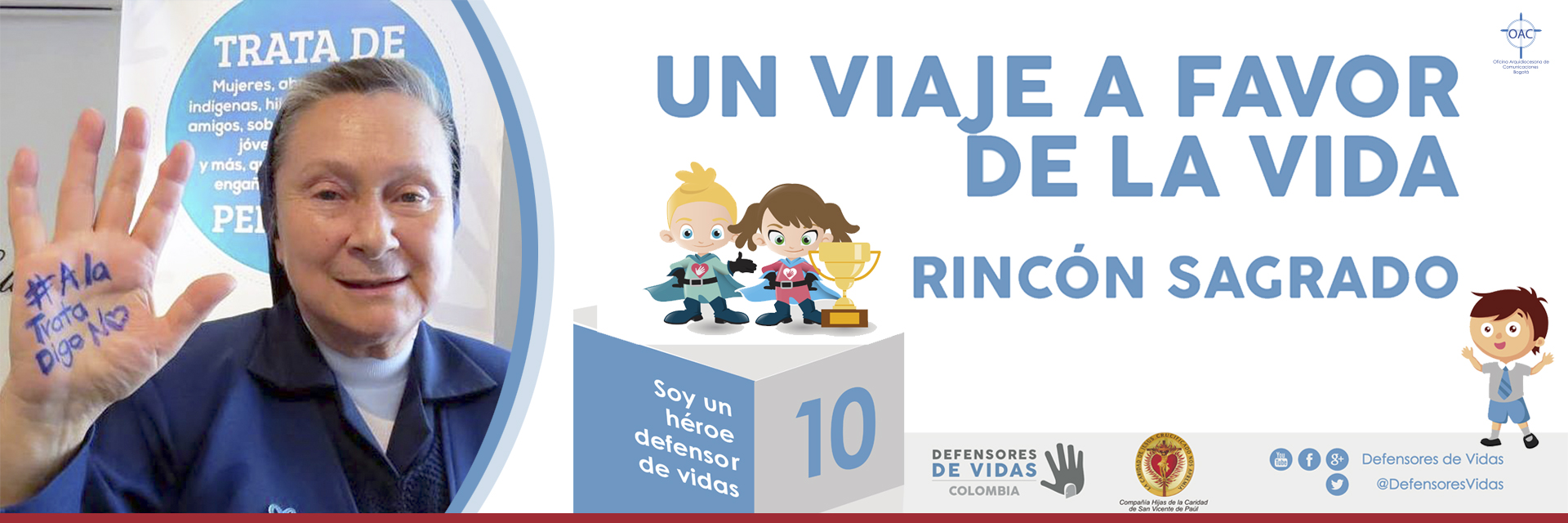 Videoclip Promocional Defensores de Vida, un viaje a favor de la vida