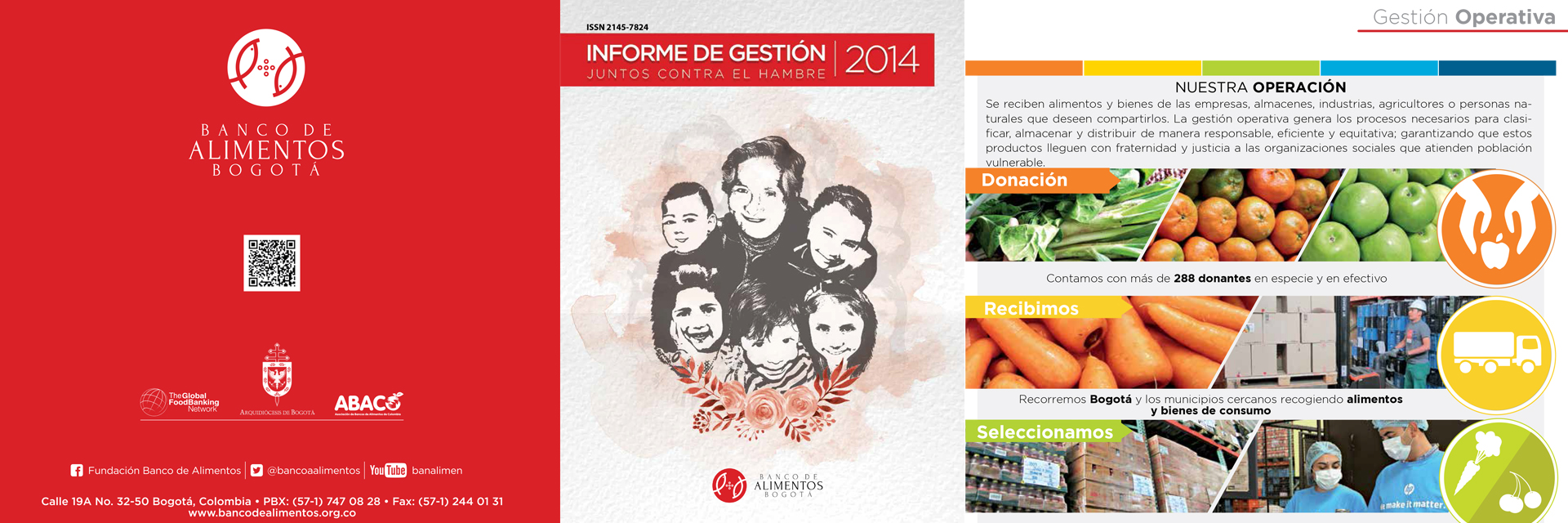 Informe de Gestión 2014 - Juntos contra el hambre
