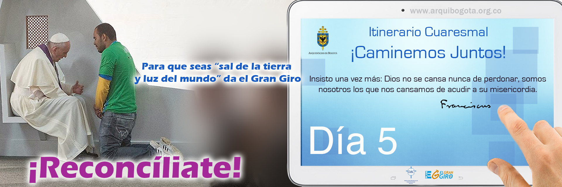 ¡Reconcíliate!Itinerario Cuaresmal - ¡Caminemos Juntos! Día 5