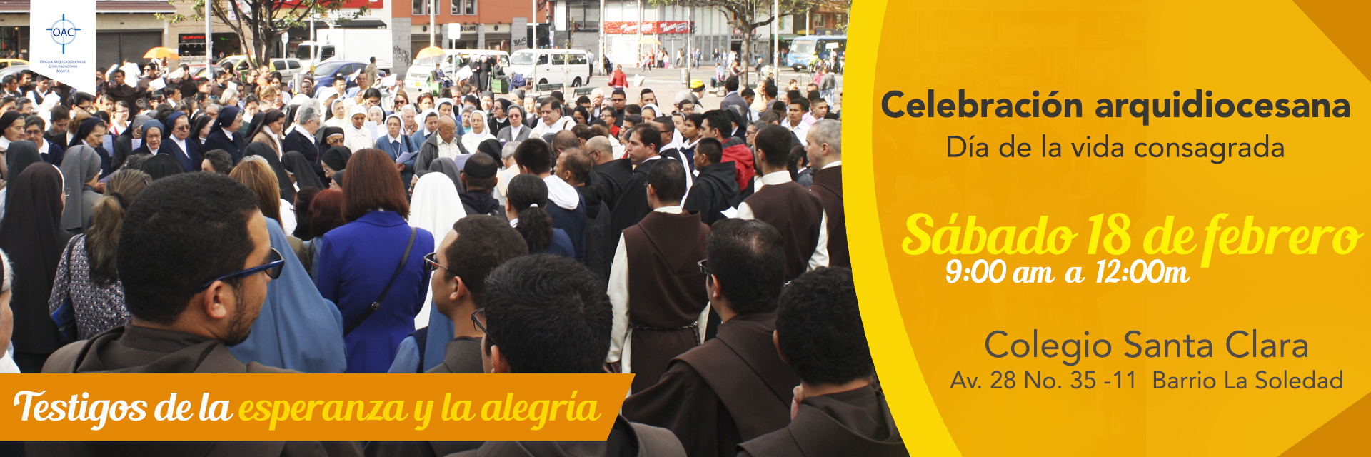 Testigos de la esperanza y la alegría