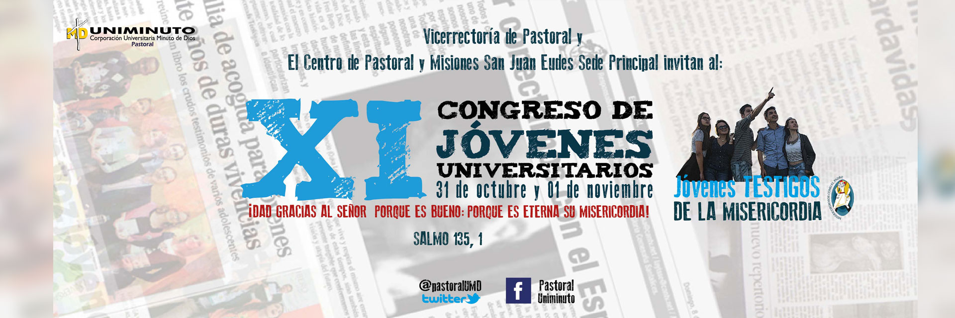 XI Congreso Nacional de Jóvenes y Universitarios 2015 - “Jóvenes Testigos de la Misericordia”