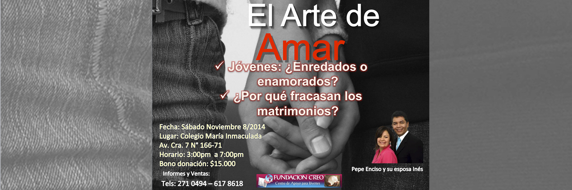 Encuentro para solteros, novios y esposos: “El Arte de Amar”