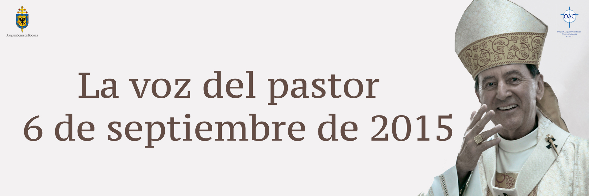 La voz del pastor 6 de septiembre de 2015