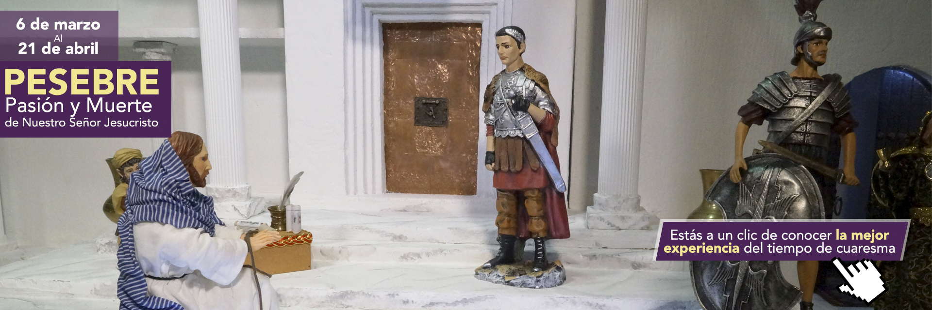 Conozca el 'pesebre' inspirado en la pasión y muerte de Jesús