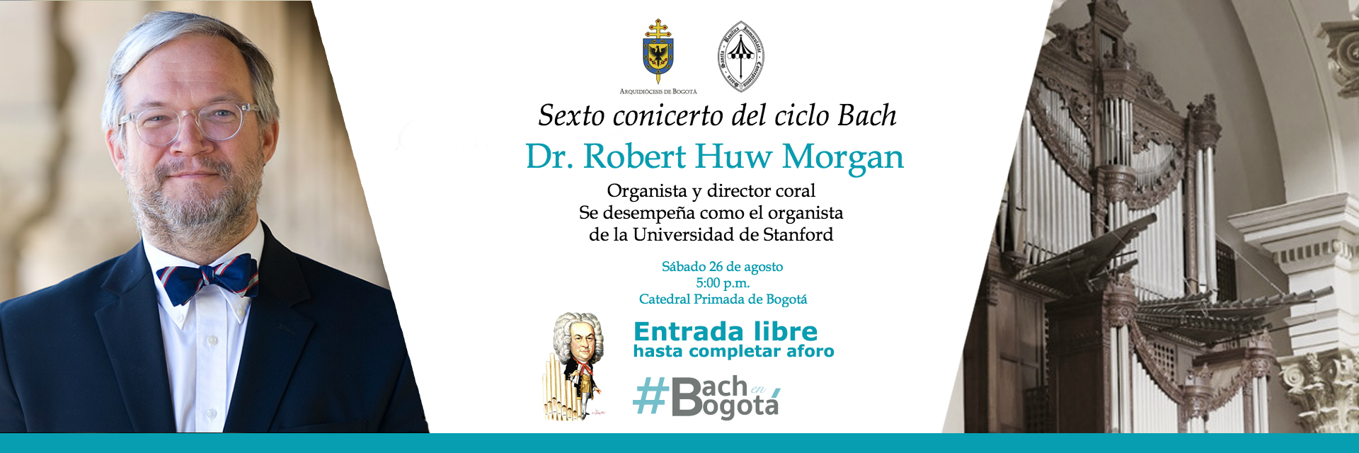 El galés Robert Huw Morgan será el concertista de este sábado en la Catedral