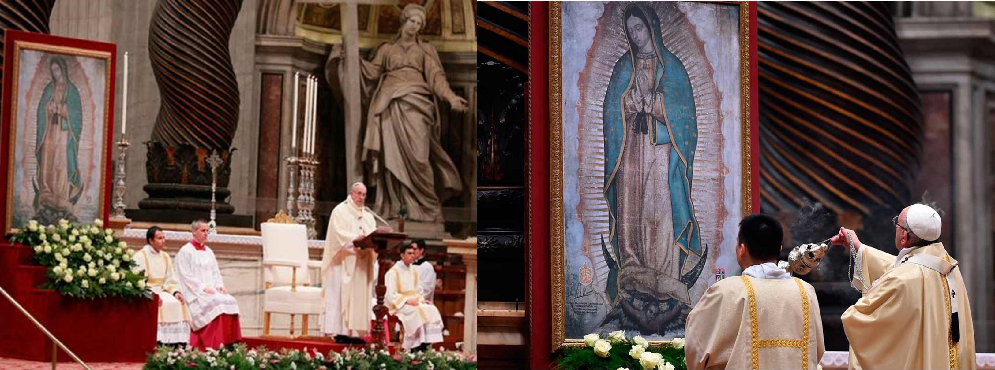 El Papa celebra a la Patrona de América en El Vaticano