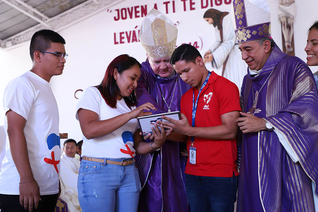 Obispos y jóvenes panameños se inscriben como peregrinos a la JMJ Panamá 2019