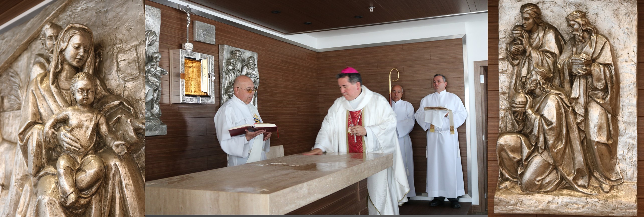 La capilla de la Sagrada Familia, en la Universidad Católica, fue consagrada en solemne ceremonia