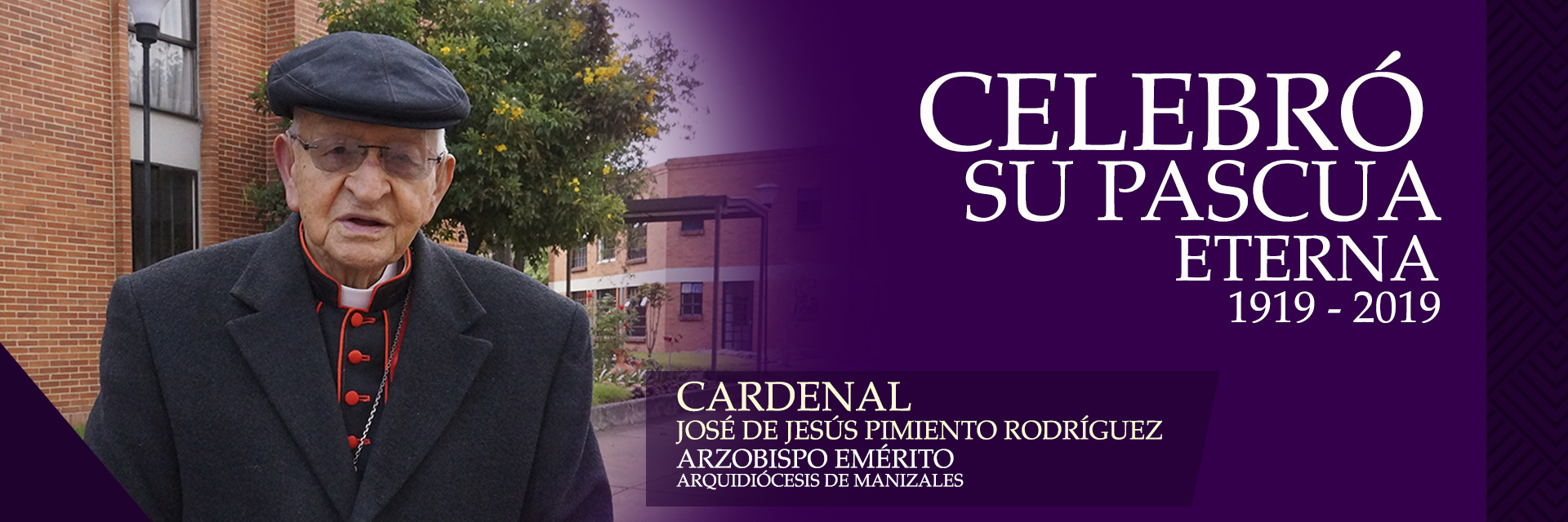 Se fue con el deber cumplido y sirvió a la Iglesia de corazón