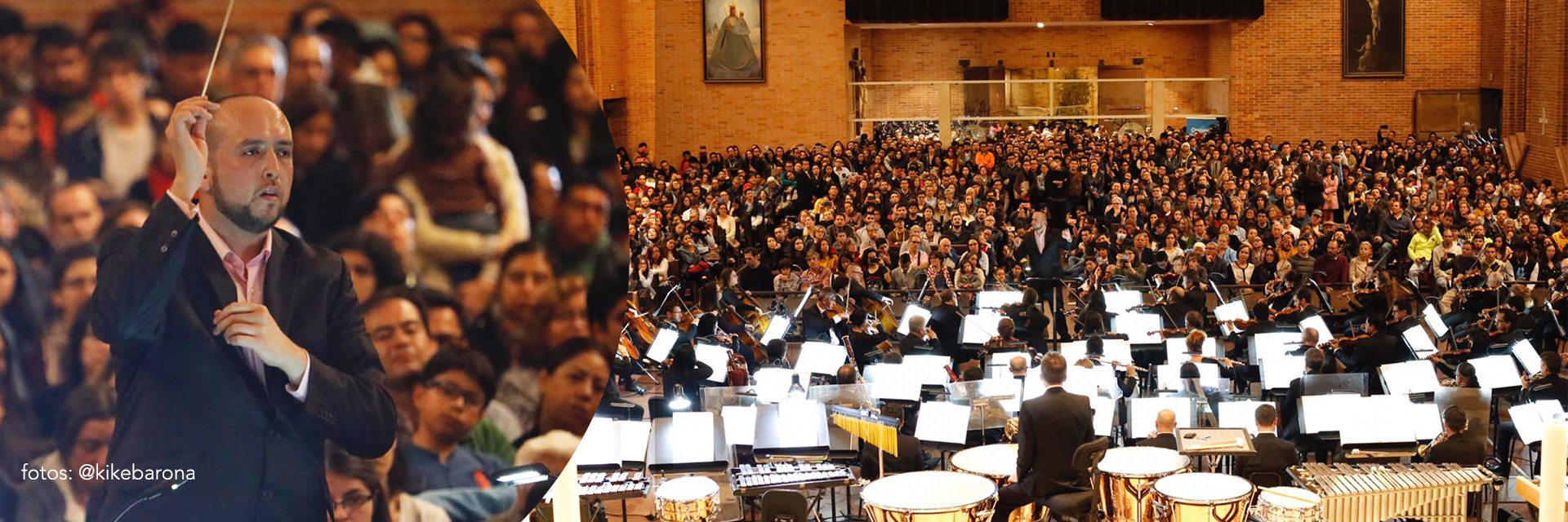 #Noticia - la Orquesta Filamónica de Bogotá vistió a Cristo Rey con música para cine