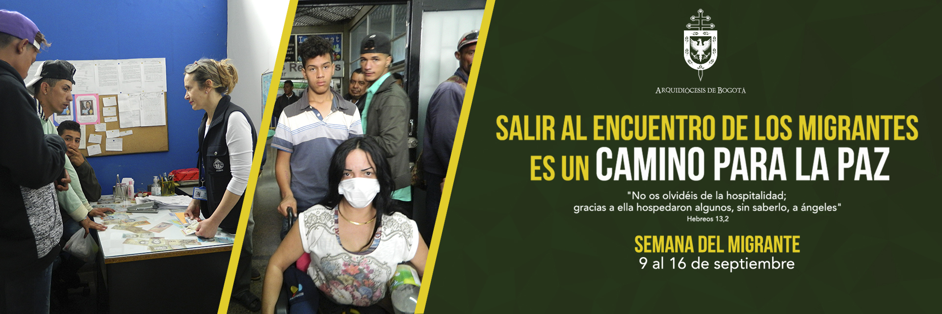 Acoger al migrante, camino para la paz