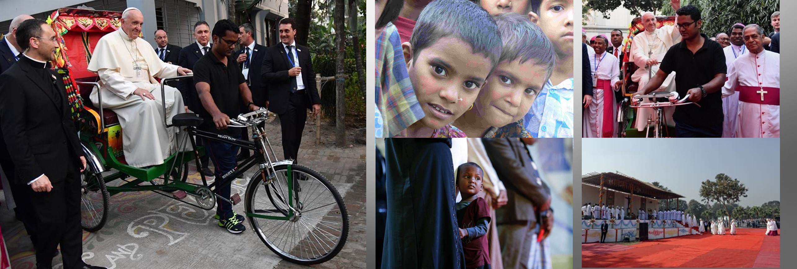 Del papamóvil al bicitaxi