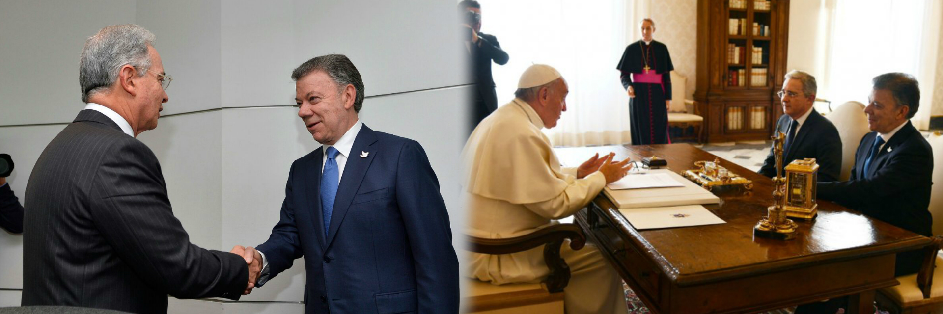 El Papa invitó sorpresivamente a Uribe a la audiencia programada con Santos