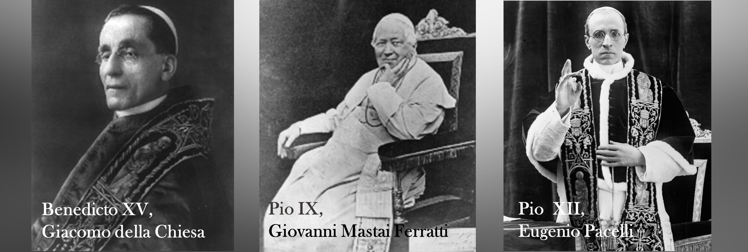 La genealogía de los Papas de la paz