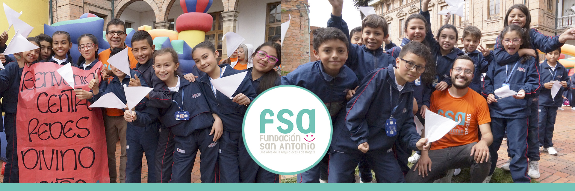 Alegría y fiesta para niños y adolescentes de la Fundación San Antonio