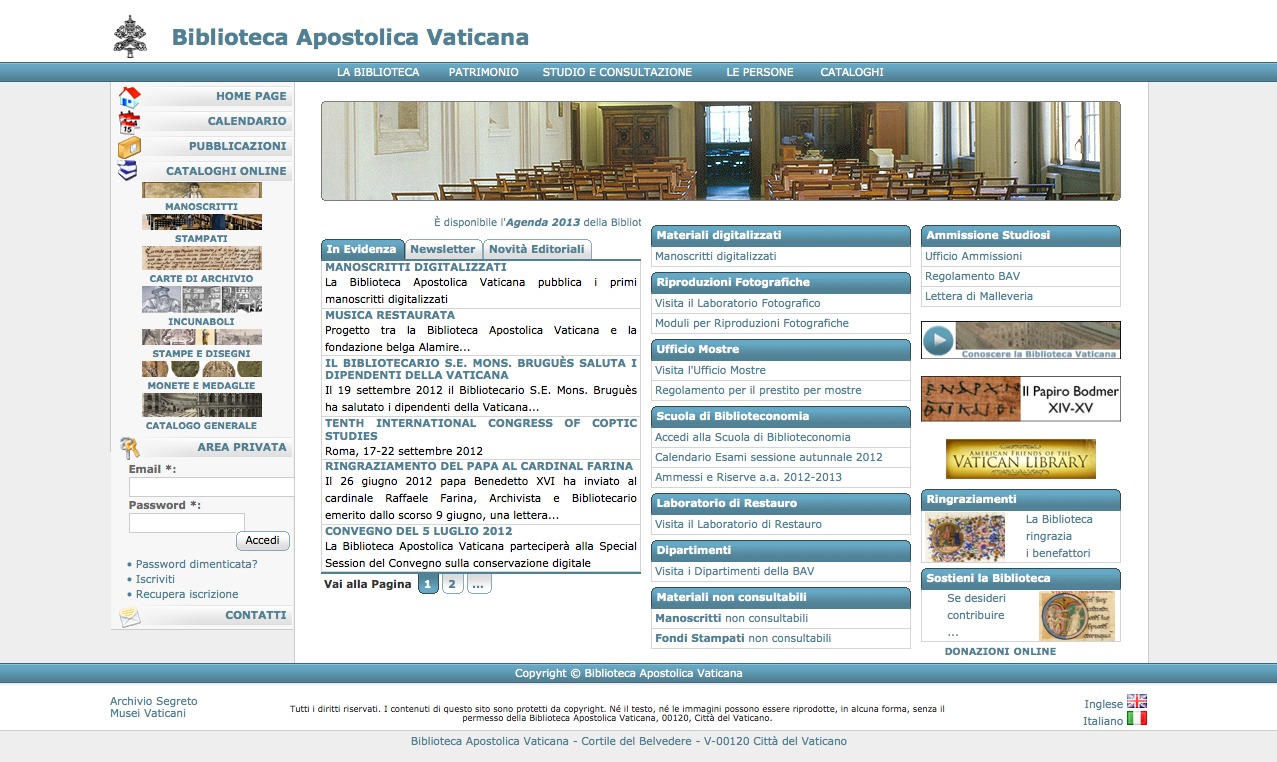 Ya se encuentran disponibles los primeros manuscritos online