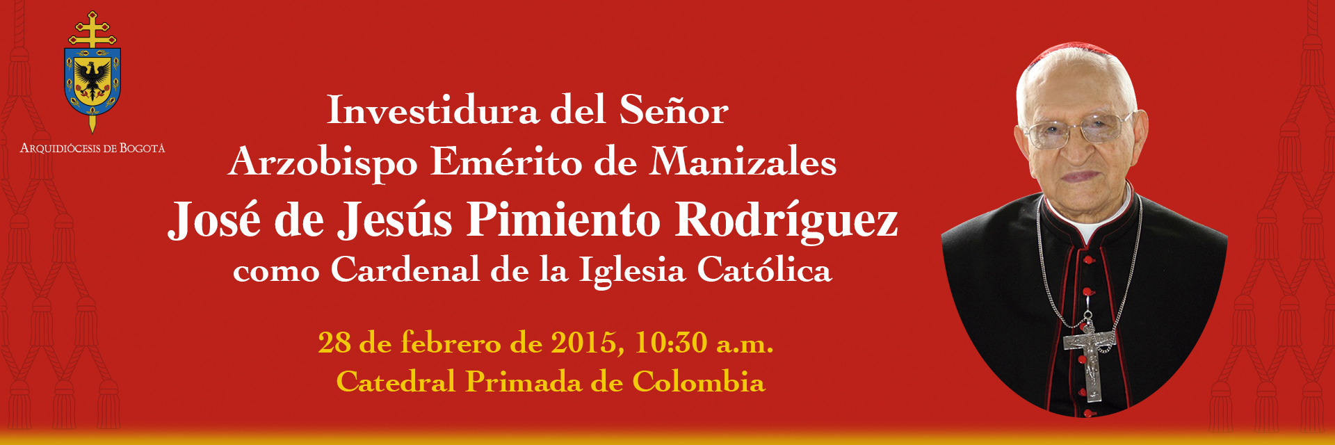 Investidura cardenalicia en Bogotá