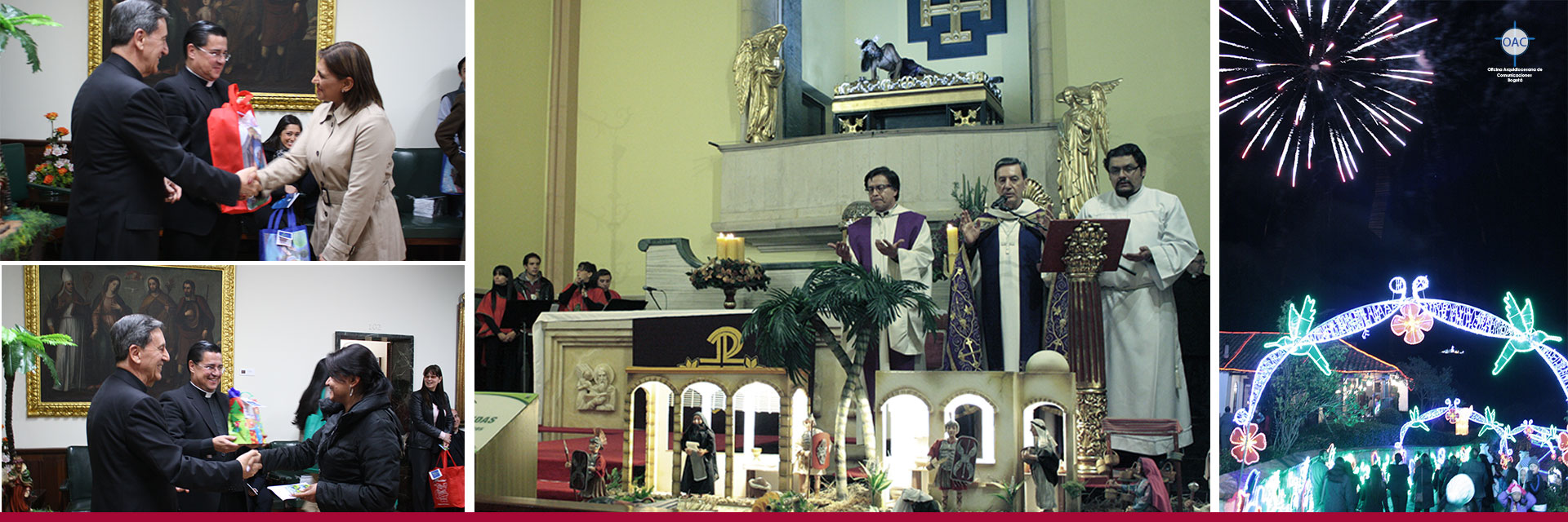 Celebración de la Navidad en Curia arzobispal