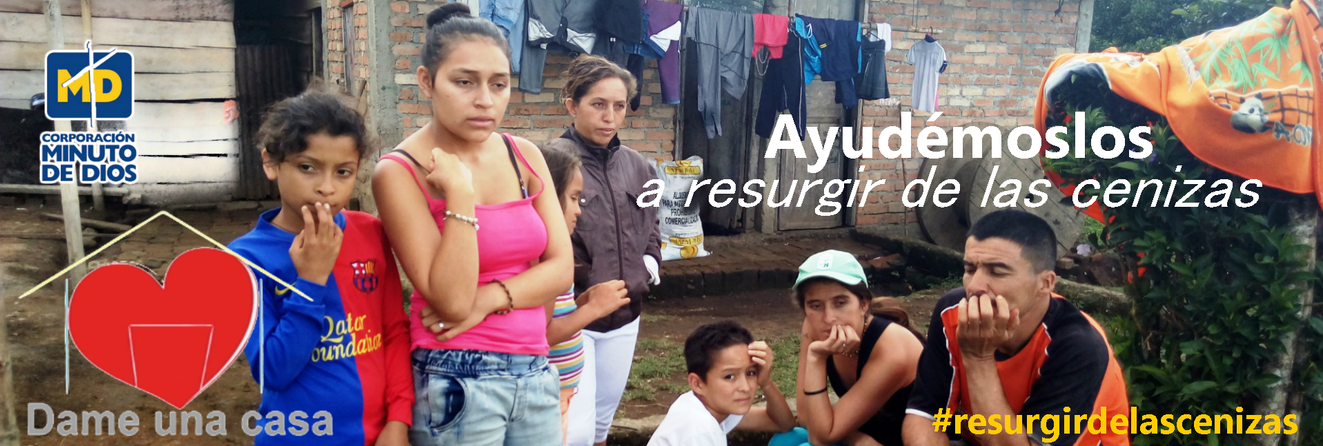 La Corporación El Minuto de Dios realiza campaña para ayudar a dos familias caucanas