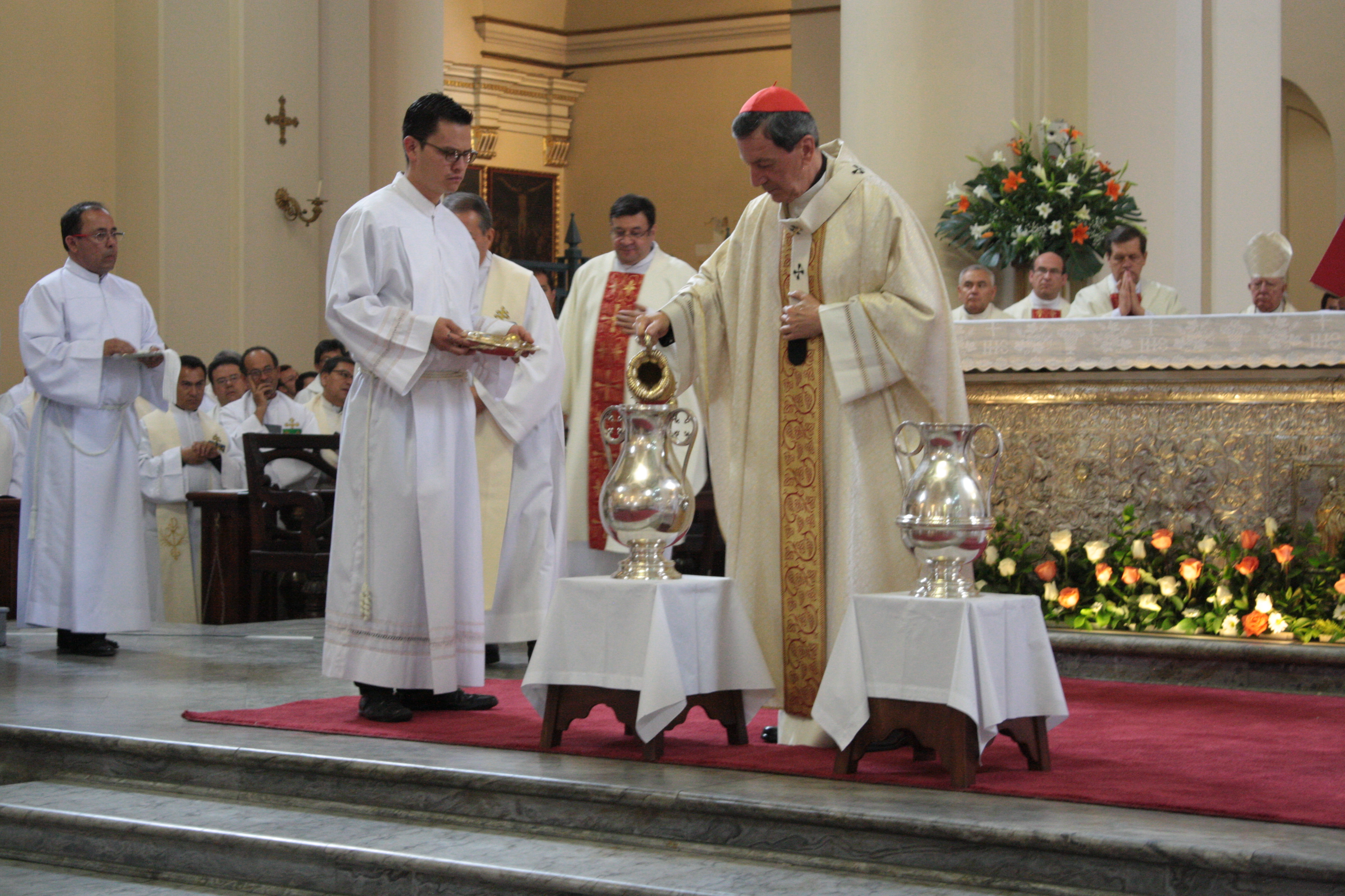 Celebración de la Misa Crismal en la Catedral de Bogotá
