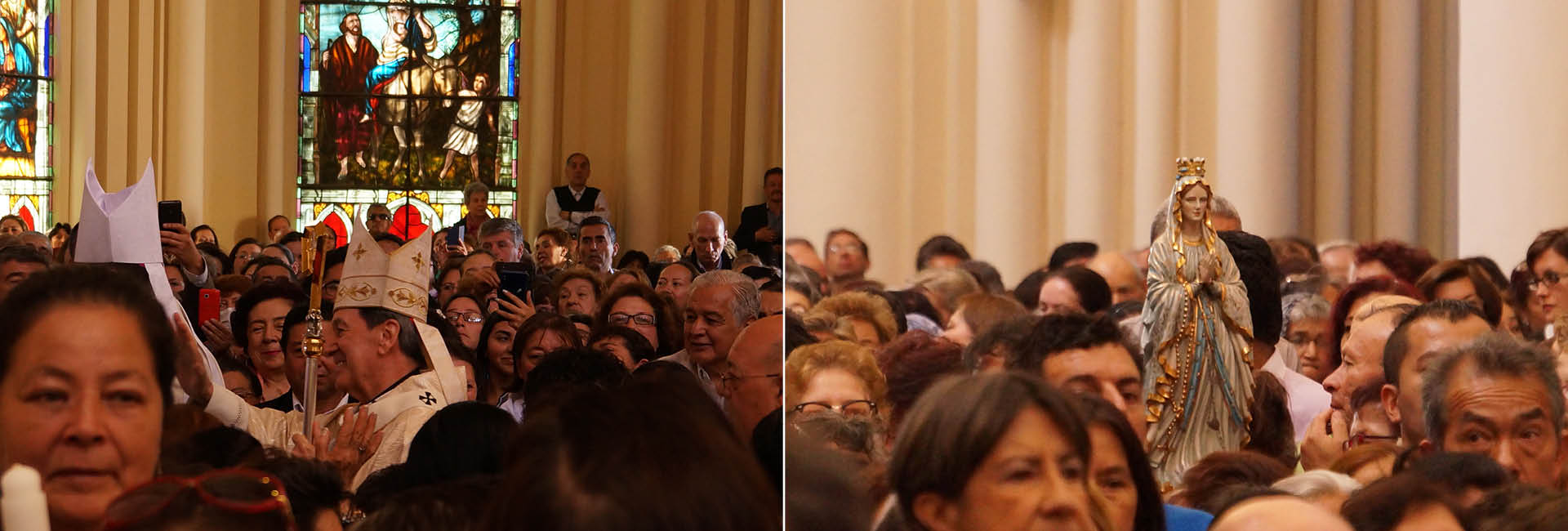En una concurridísima ceremonia fue elevado el templo de Lourdes a Basíilca Menor