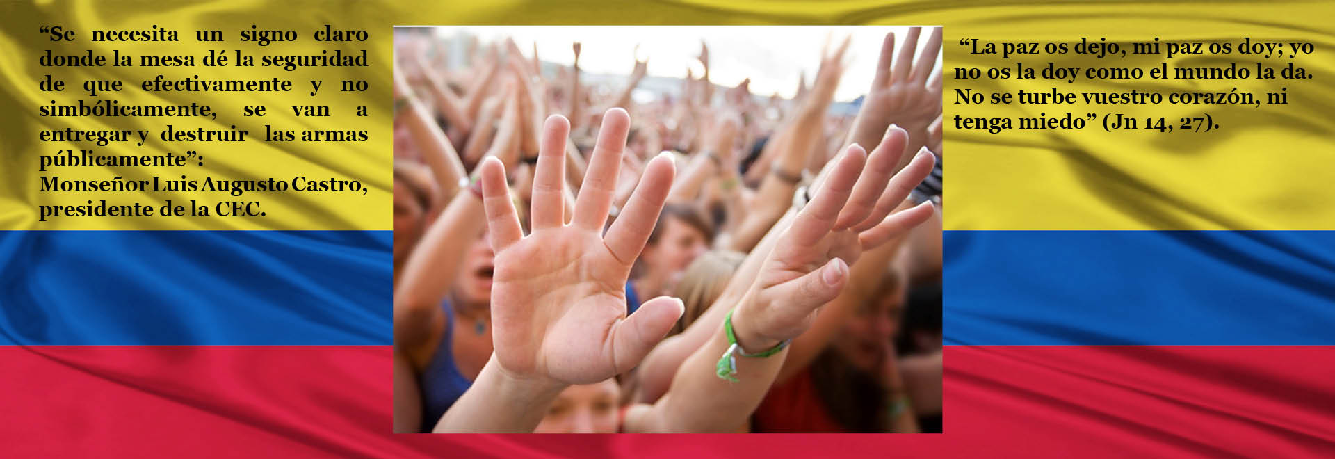 Es posible que estemos a la puerta de la tan anhelada paz