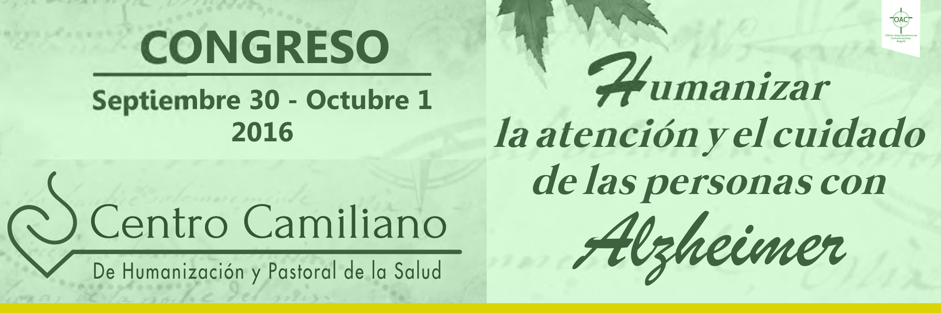 Congreso: Humanizar la atención y el cuidado de las personas con Alzheimer