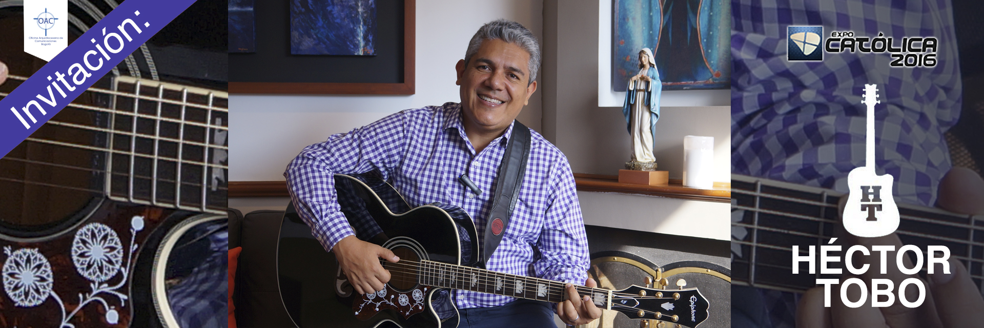 Invitación de Héctor Tobo para Expocatólica