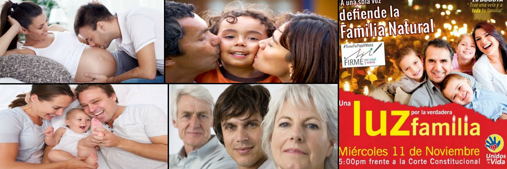 Invitación para defender en Colombia el derecho de los niños a tener un papá y una mamá