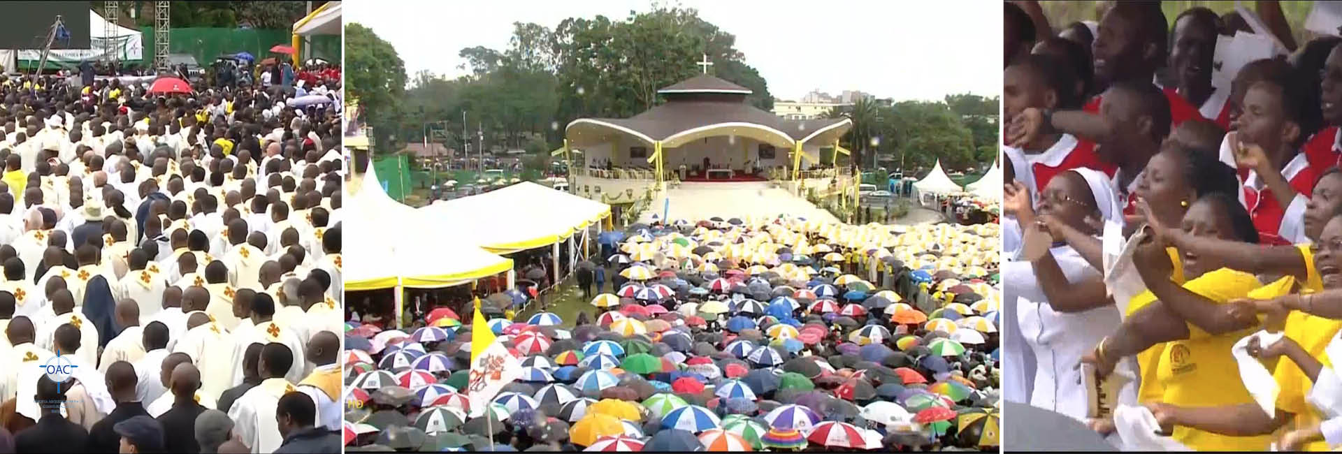 En el Uhuru Park Francisco condena las formas de violencia contra la familia y la mujer
