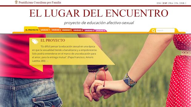 El Vaticano pone en marcha una web para ofrecer educación sexual a los jóvenes