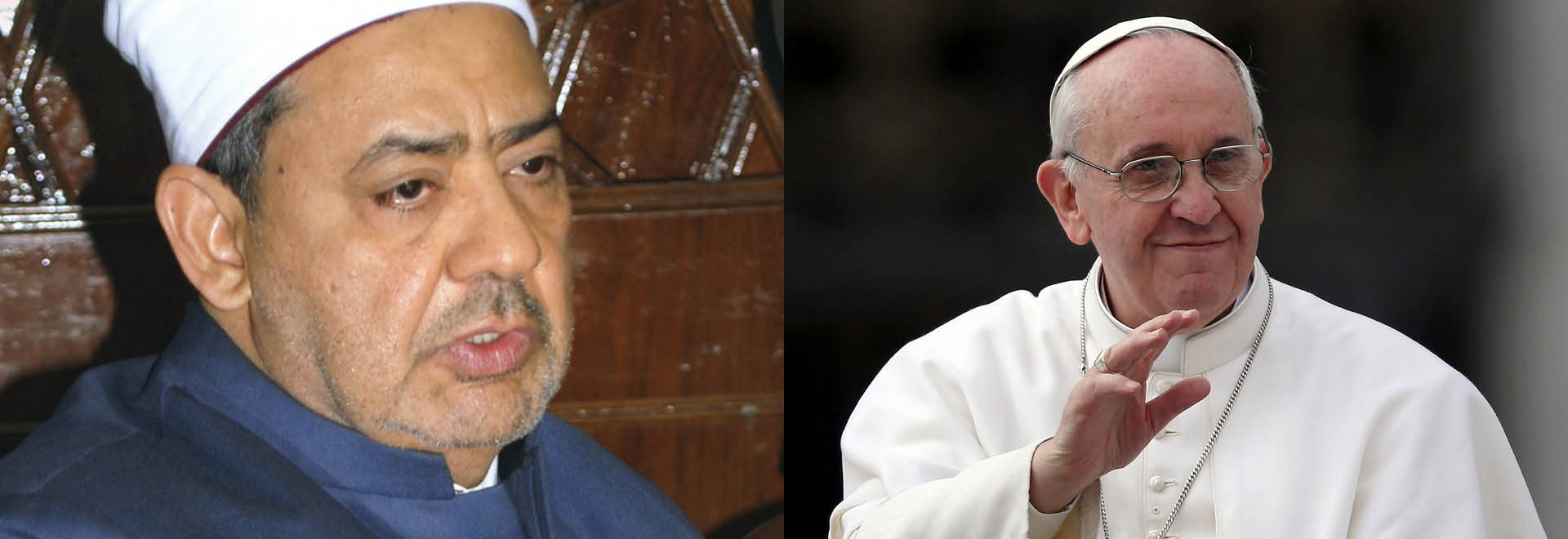 El abrazo entre el Papa y el Imán