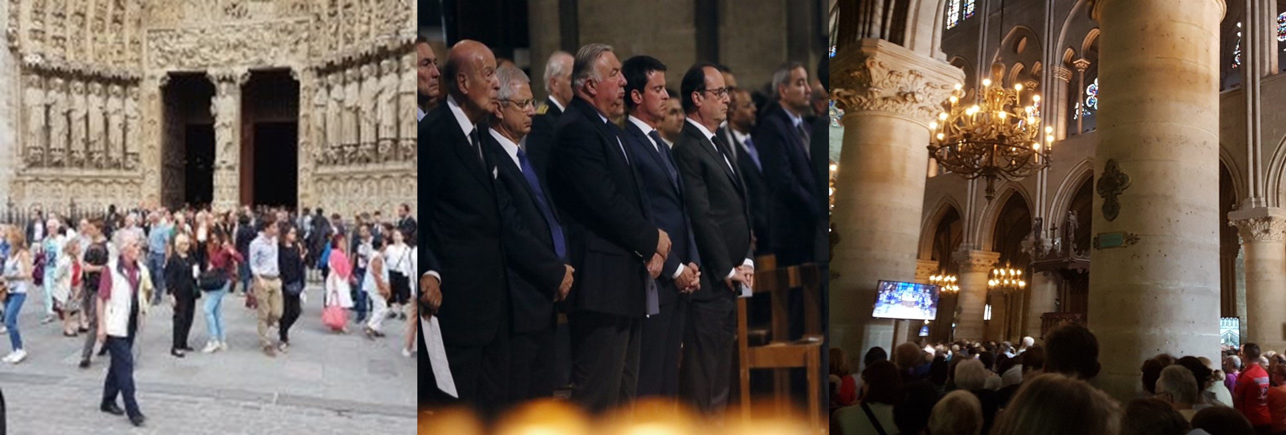 El funeral del padre Hamel fue en Notre  Dame