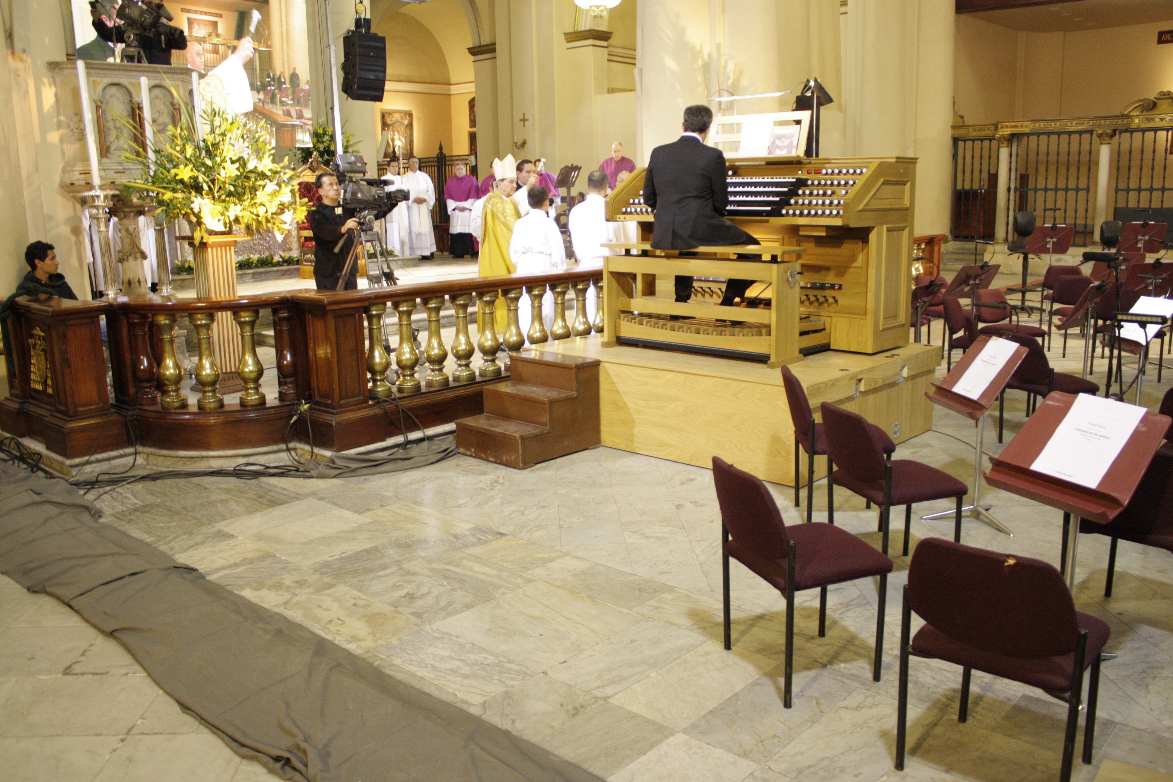 Concierto de inauguración del órgano de la Catedral de Bogotá