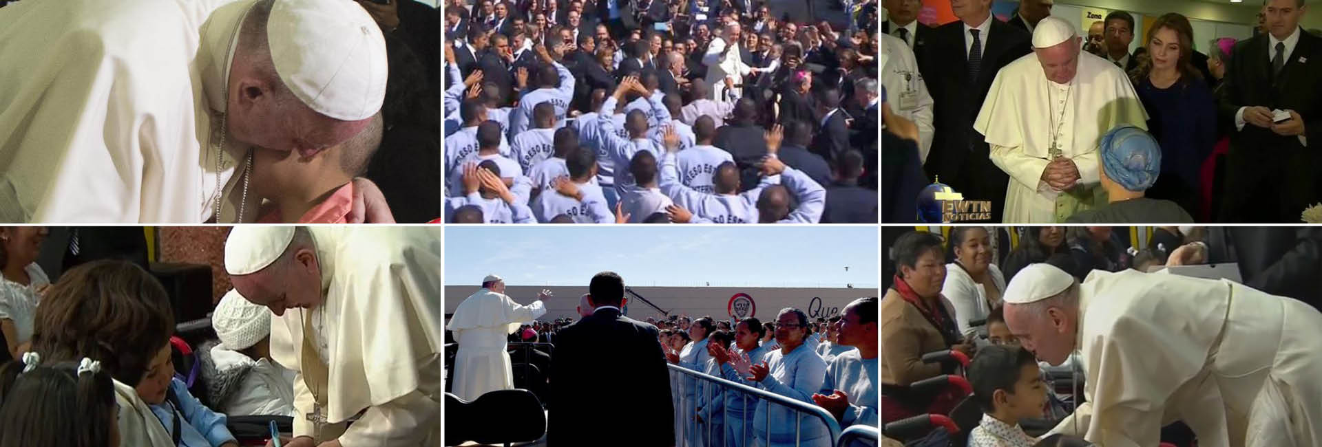 El Papa con los descartados de la sociedad: enfermos terminales y los presos